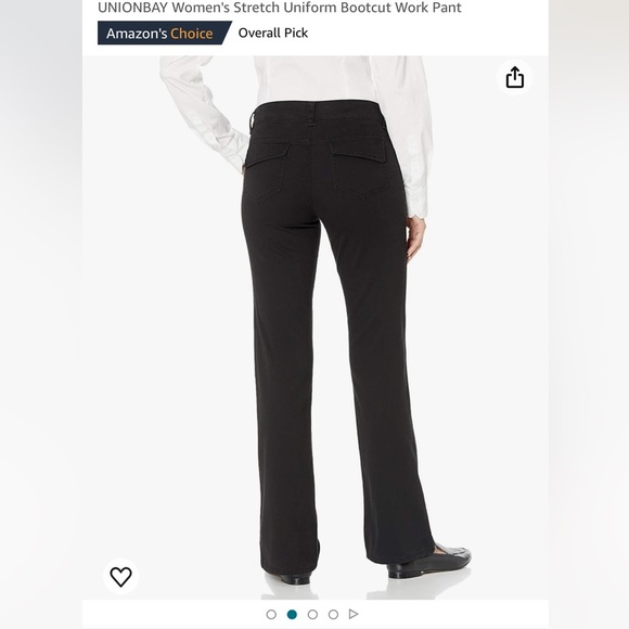 UNIONBAY Junior’s Slash Pocket Stretch Bootcut Pant Size 17 33 Inseam NWT - Picture 2 of 13